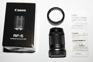 美品 Canon RF-S18-150mm F3.5-6.3 IS STM フード付き 美品 ワンオーナー