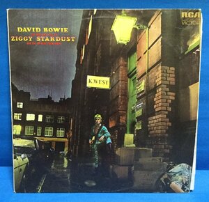 LP 洋楽 David Bowie / The Rise And Fall Of Ziggy Stardust And The Spiders From Mars 英盤 オリジナル 初期press 1E/1E