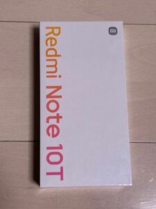 新品未開封　ネットワーク○Redmi Note 10T 6.5インチ 4GB ストレージ64GB ナイトタイムブルー ソフトバンク