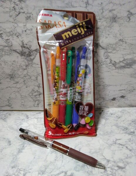 【数量限定品】サラサクリップ 明治 ノック式ボールペン 5本セット ゼブラ