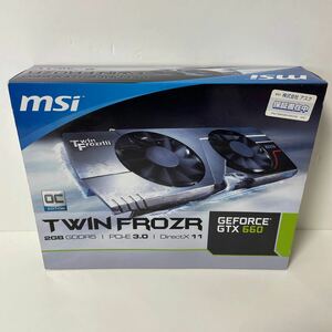 msi twinfrozr GeForce gtx 660　動作未確認品　外装美品　