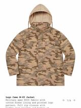 国内正規新品 M Supreme LOGO CAMO M-65 JACKET TANベージュ ジャケット_画像2