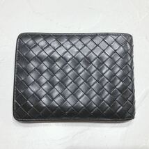 ☆BOTTEGAVENETA☆ ボッテガヴェネタ イントレチャート 折り財布 財布 ウォレット ブラック 黒 レザー 本革 メンズ 男性 送料無料_画像2