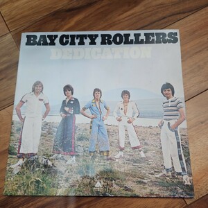 LP レコード　BAY CITY ROLLERS DEDICATION