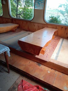 古民家　檜　テーブル 　銘木 　天然木 　一枚板　杉　木材　DIY 乾燥材 無垢材