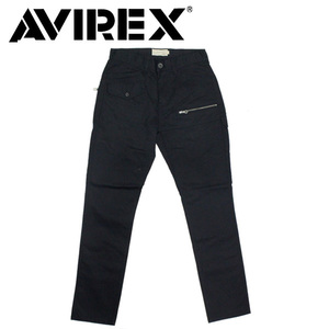 AVIREX (アヴィレックス) 6156101 STRETCH DOBBY 8PKT PANTS ストレッチ ドビー パンツ 783-5210004 09(10)BLACK 2XL