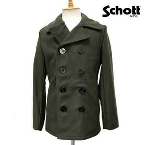 Schott (ショット) 7118 753US PEA COAT 24oz ピーコート アメリカ製 OLIVE 36