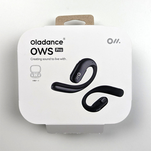 【極美品】 Oladance/オーラダンス OWS Pro ワイヤレスイヤホン 黒/ブラック Bluetooth 5.3 オープンイヤーイヤフォン OLA07-BLK