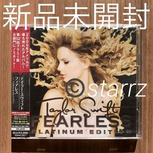Taylor Swift Taylor *swiftofiare Hsu платина * выпуск Fearless Platinum Edition CD+DVD новый товар нераспечатанный 