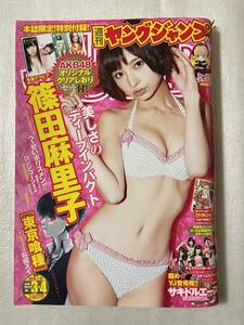 Art hand Auction [New and unread] Weekly Young Jump No. 3/4 January 15, 2013 AKB48 Shinoda Mariko AKB48 original clear bookmark set included, A row, picture, AKB48