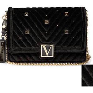 【日本未発売】Victoria’s Secret ベルベット ショルダーバッグ