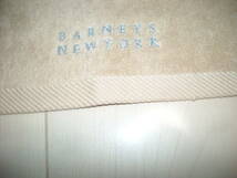 未使用★今治タオル★BARNEYS NEWYORK（バーニーズニューヨーク）☆フェイスタオル☆ブラウン☆素材は綿100％★大きさは約34cm×約37cm_画像3