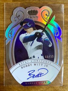 Bobby Witt Jr Panini Chronicles Baseball 2023 Royal Signatures 直筆サインカード 直書き SP Auto ボビーウィットジュニア Royals MLB