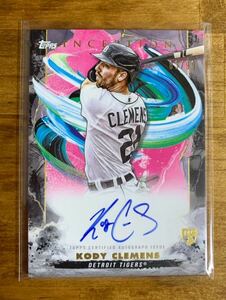 RC Kody Clemens Topps Inception Baseball 2023 Rookies & Emerging Stars Auto 99枚限定 直筆サイン コディクレメンス タイガース MLB