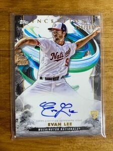 RC Evan Lee Topps Inception Baseball 2023 Rookies & Emerging Stars Auto 直筆サイン 299枚限定 エバンリー ナショナルズ MLB Nationals