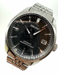 □＜AT/稼働＞腕時計 SEIKO セイコー AUTOMATIC DIASHOCK 23石 メンズ 自動巻 6R15-00A0 デイト 裏スケ 純正ベルト