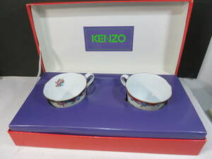 未使用■KENZO　ケンゾー　「コム　アン　ジャルダン　ペアコーヒーセット」　箱付き