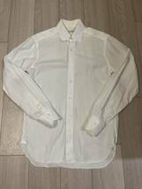 リングヂャケットナポリ RINGJACKETNapoli ホワイトタブカラーシャツ サイズ39(M相当)_画像1