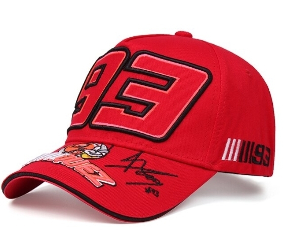 ☆★ アウトレット MotoGP RACING #93 マルケス CAP 帽子 【送料無料】カラー:赤 アウトレット・タグなし ★☆