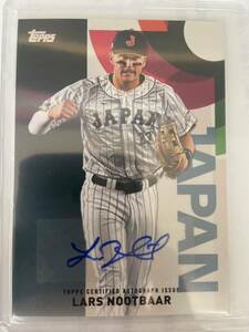 【激レア】2023 Topps MLB Baseball JAPAN SPECIAL EDITION WBC ラーズ・ヌートバー　直筆サイン　シリアルナンバー入り10/25