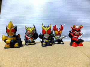 中古 仮面ライダーキッズ 指人形 平成 クウガ アギト 龍騎 ブレイド 響鬼 最強フォーム KAMEN RIDER KUUGA AGITO RYUKI BRADE HIBIKI 