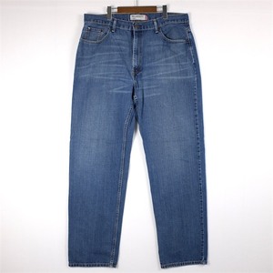 Levi's リーバイス 550 デニムパンツ ライトオンス メンズW40 RELAXED FIT リラックステーパードストレート ヒゲ加工 ブルー pt-1235