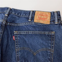 Levi's リーバイス 505 デニムパンツ メンズW42 STRAIGHT FIT テーパードストレート 濃紺 pt-1249_画像7