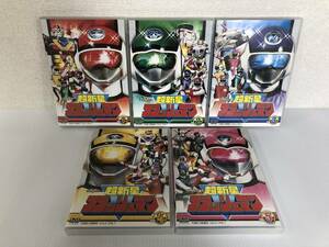 【中古：開封品】特撮DVD 超新星フラッシュマン 全5巻セット 東映 スーパー戦隊(20240112)