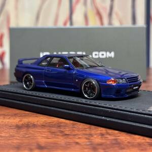 イグニッションモデル1/43 R32 NISMO ブルーメタリックSチューン