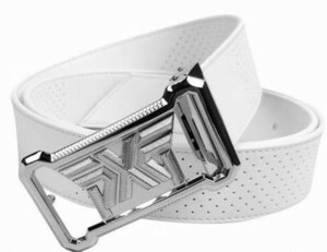 PXG メンズ ゴルフ レザー ベルト 白A NEW