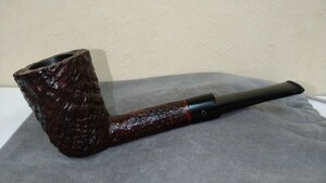 CHARATAN'S MAKE LONDON.ENGLAND 90X L(circle) Sandblast Saddle Dublin, Estate Pipe 喫煙具 パイプ