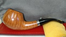 L' Anatra dalle uova d'oro Three Egg HAND MADE IN ITALY Straight Grain Bent Apple, Estate Pipe 超美品！ 喫煙具 パイプ_画像10