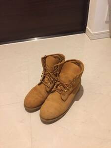 ティンバーランドTimberland 6inch BASIC BOOT 6インチベーシックブーツ・26cm・防水加工・10066・ウィートヌバック・備用紐・送料980円～