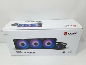 ☆美品☆ 1円～ MSI MAG CORELIQUID 360R 簡易水冷CPUクーラー 冷却装置　PCパーツ　パソコン