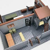 ☆国内発送☆ レゴ　互換　基地　駐屯地　前戦基地　拠点　( LEGO風　建物　武器　戦争　軍隊　兵隊　ミリタリー　L304_画像3