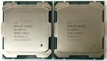 【同一ロット/2枚セット】XEON E5-2667 V4 Intel CPU 3.20GHz SR2P5 ソケット FCLGA2011-3 サーバー用 BIOS起動確認済【中古】【送料無料】_画像1