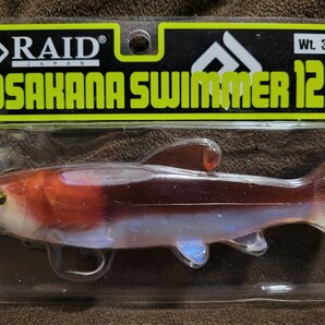 ★RAID JAPAN★OSAKANA SWIMMER 125 レイドジャパン オサカナスイマー 125 #OS01. PEARL WAKASAGI 新品未開封品 Length 125mm Weight 35g