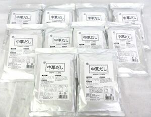 送料300円(税込)■az132■◎ニッショク 中華だし 粉末 500g 10点【シンオク】