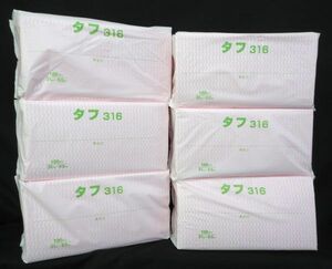 送料300円(税込)■az958■丸善化工 不織布ふきん タフ ピンク 100枚入 6点(600枚)【シンオク】