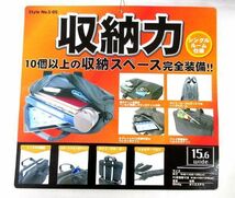 送料300円(税込)■bg224■メンズ ビジネスバッグ シングルルーム仕様 ブラック　3点【シンオク】_画像5