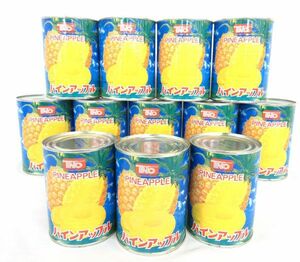 送料300円(税込)■az733■◎缶詰 谷尾フード パインアップル 輪切り 565g 12缶【シンオク】