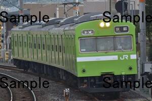 【鉄道写真】103系 奈良車　NS410編成　＠稲荷　L版　(商品番号491)