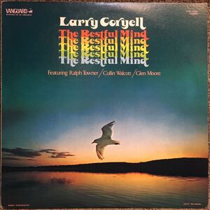 【JPN盤/Jazz, Fusion/美盤(EX)/ライナー付/LP】Larry Coryell - The Restful Mind / 試聴検品済