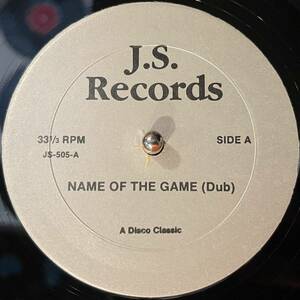【US盤/Disco/12inch】Dan Hartman / Dee Dee Bridgewater Name Of Game (Dub) \ Bad For Me