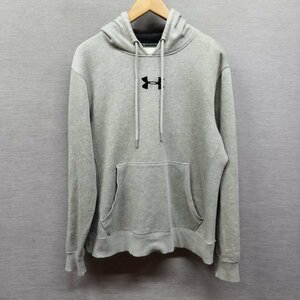 A54 UNDER ARMOUR Under Armor тянуть over Parker обратная сторона ворсистый Logo вышивка спорт тренировка Jim мужской серый размер MD