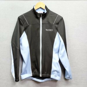 A68 Pearl Izumi パールイズミ スポーツ サイクル バイク ジップアップ ジャケット ジャージ 背面ポケット メンズ ブラック ライトブルー M