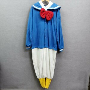 A188 Donald Duck ドナルドダック 着ぐるみ パジャマ 仮装 コスプレ ディズニー Disney レディース メンズ ブルー ホワイト パジャマ