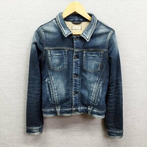 A328 YANUK Yanuk Denim jacket jeans G Jean Tracker American Casual men's size XS Sard 3RD casual sweat old clothes 