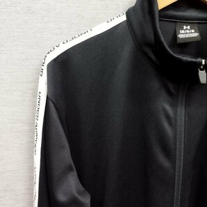 Z57 UNDER ARMOUR アンダーアーマー ジャージ トラック ジャケット UA TRACK JACKET メンズ スポーツ オールシーズン ブラック サイズ LGの画像4