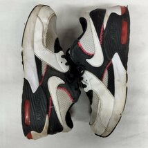 A427 NIKE ナイキ AIR MAX エアマックス スニーカー CD6894-106 エクシー ブラック ホワイト レッド ジュニア サイズ 23 スウッシュ ロゴ_画像5